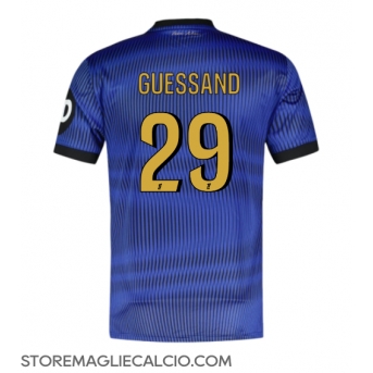 OGC Nice Evann Guessand #29 Maglia Gara Terza Repliche 2024-25